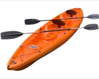 Orange Pelican 2 Seater Kayak