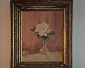Antique Framed Floral