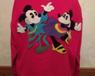 1980s Disney Mickey and Minnie Sunday Comics Sweatshirt