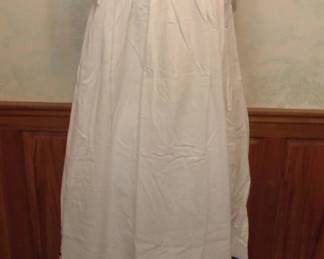 1980s Naqui White Cotton Caftan - Made in India