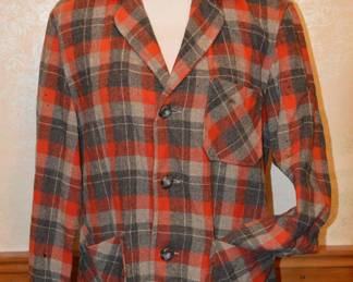 1950s Plaid 49er style Womens Jacket