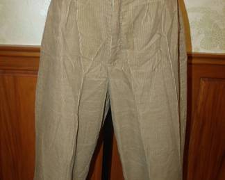 1980s Tan Courduroy Guacho Style Knicker Pants