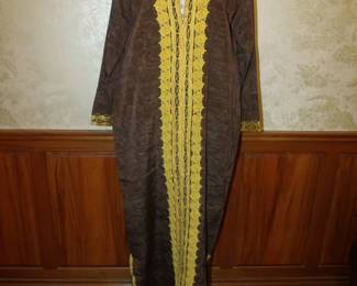 1980s All Silk Morrocan Caftan
