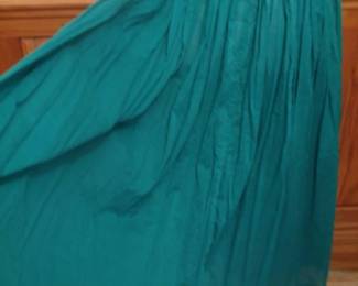 1990s All Cotton Made in India Tiered Skirt