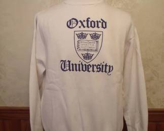 1980s Oxford University Sweatshirt