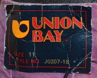1980s Deadstock Union Bay Pants