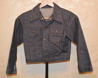 Late 1960s Boys Blue Denim Jacket