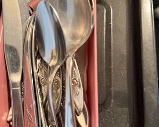 vintage flatware set