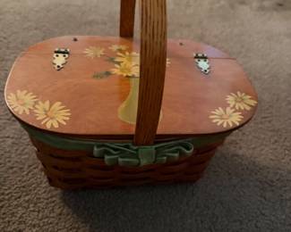 Vintage wooden decoupage purse