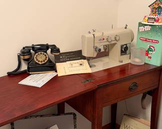 vintage sewing machine