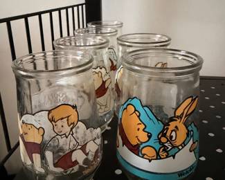 Winnie the Pooh Juice glasses by Welch's
