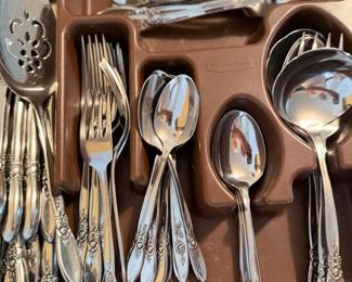 service for 6 stainless flatware