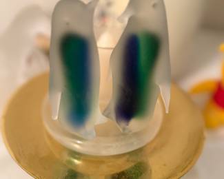 Party lite frosted penguins