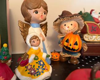 hand painted cermaic decor