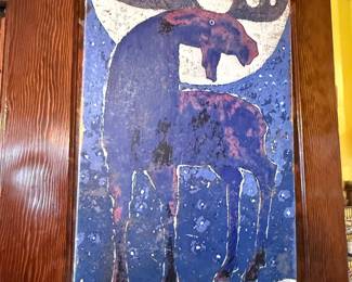 TIN MOOSE ART