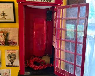 BRITISH TELEPHONE BOOTH PHONE