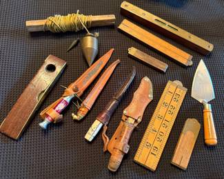 VINTAGE KNIVES, TOOLS AND RULES