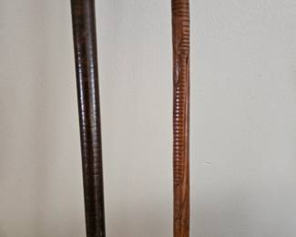 Antique walking sticks