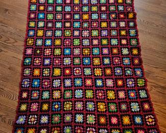 Granny square Afghan