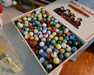 Vintage toy marble collection