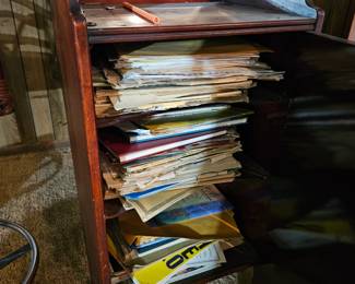 Antique sheet music