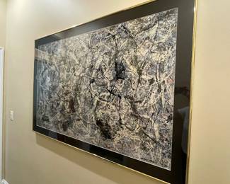 Jackson Pollock print 