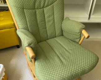 Glider chair and ottoman