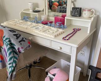 Desk and chair