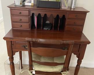 Desk and chair