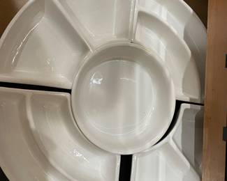 Sectional dip chips tray 
