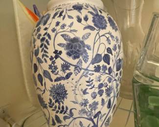 Blue and white 