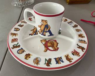 Tiffany Childs plate and cup