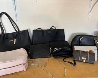 Calvin Klein, Guess, Madison West Handbags, Wallets, Makeup Bags