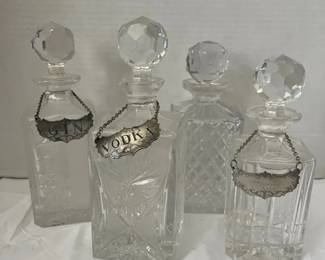 Round Top Decanters