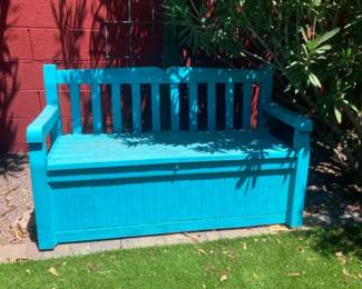 Turquoise Bench