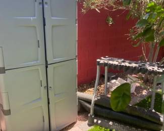 Rubbermaid Storage Cabinet And Rack