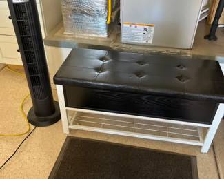 Storage Shoe Bench, Sierra Oscillating Fan, Entryway Doormat