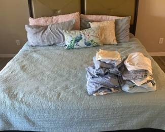 Blue Bedspread Set