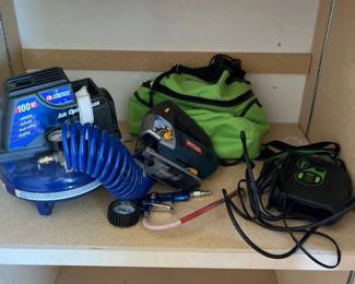 Campbell Hausefeld Small Air Compressor, Ryobi Orbital Jigsaw And More