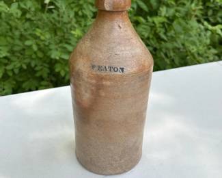 486 featonstampedearthenwarejug