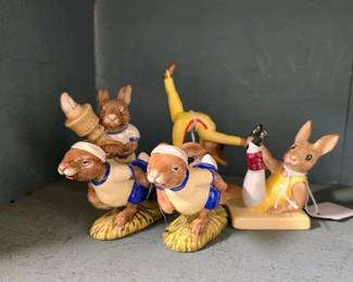382 royaldoultonbunnykinssportsolympicf