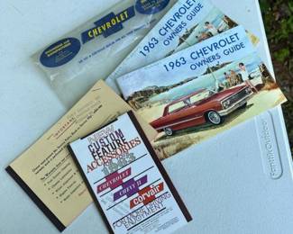 447 1963chevroletownersmanualsandliter