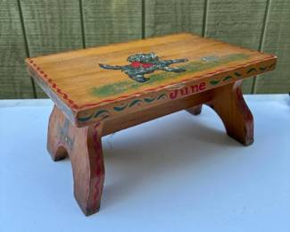 058 vintagehandpaintedwoodenchildrenss