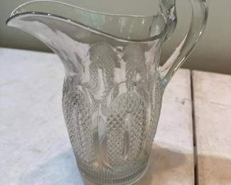 274 pressedglasspitcher