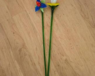 160 handblownglassflowerstems