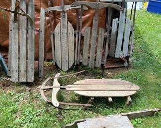 538 vintagespeedawayreindeerwoodenrunner