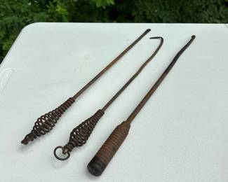 499 antiquespiralhandlefireplacethreepi