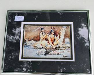 132 framedprintthebeautyshopbycmruss