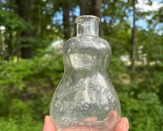 319 vintageburrspatentnursingbottlecle