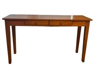 Vintage Wood ShakerStyle TwoDrawer Sofa Table, Entryway Table